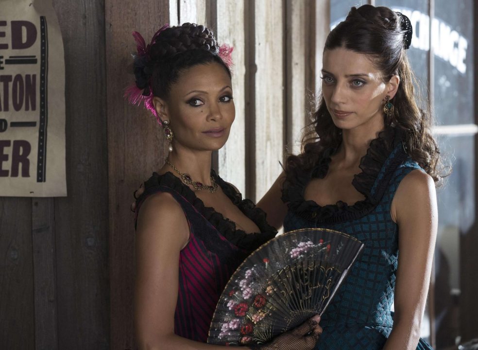 Angela Sarafyan and Thandie Newton