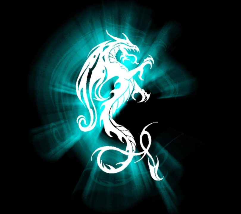 dragon neon shine wallpaper 10146609