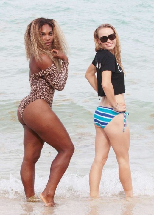 Caroline Wozniacki and Serena Williams 2
