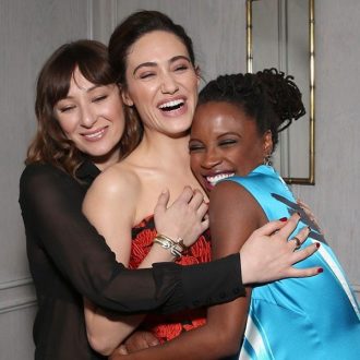 Emmy Rossum, Shanola Hampton and Isidora Goreshter