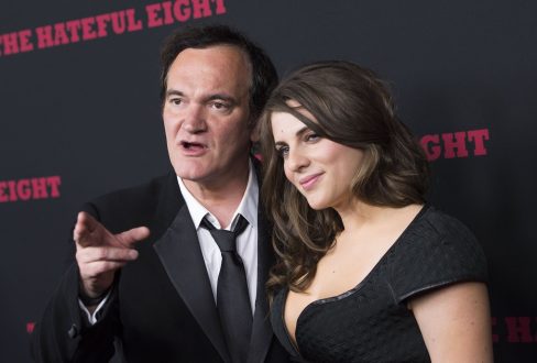 Quentin Tarantino and Courtney Hoffman