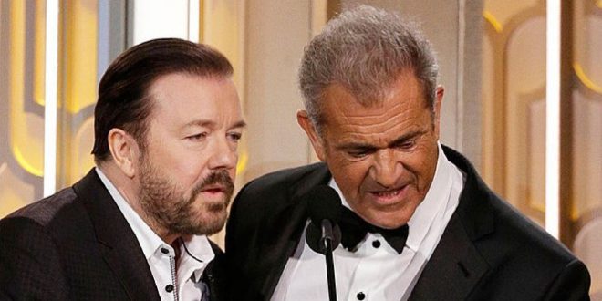 Ricky Gervais and Mel Gibson