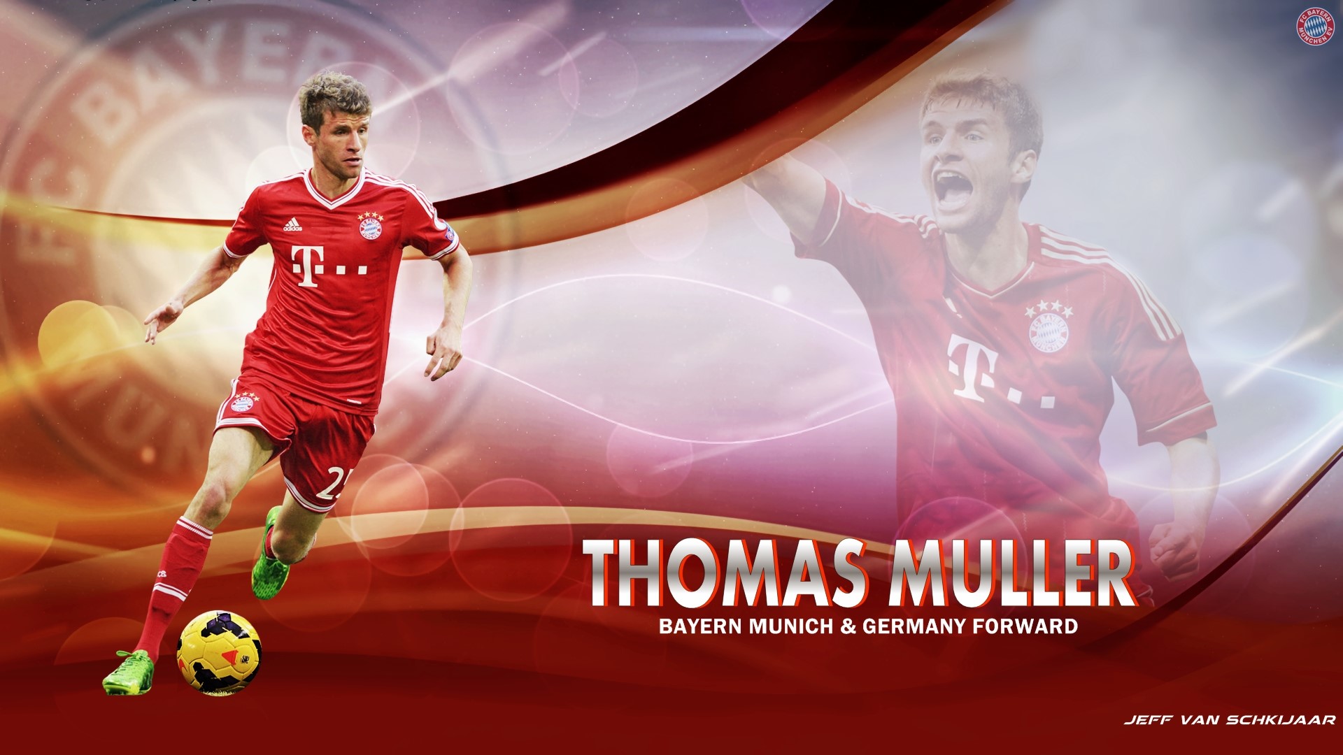 Thomas Muller, sports uniform, Bayern Munich HD phone wallpaper | Pxfuel