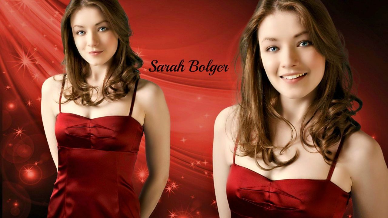 Sarah Bolger Red Dress