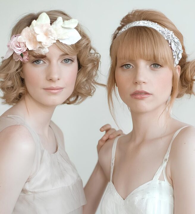 Cute bridal hairstyle