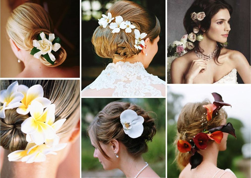 floral wedding hairstyles