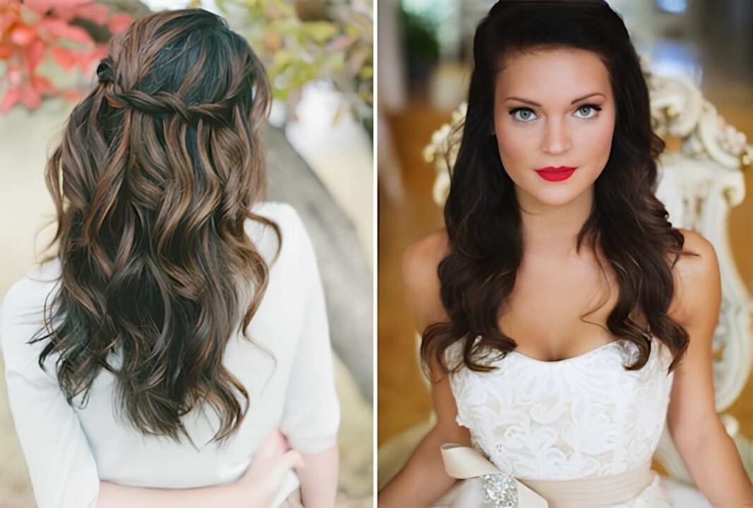 long wedding hairstyle idea
