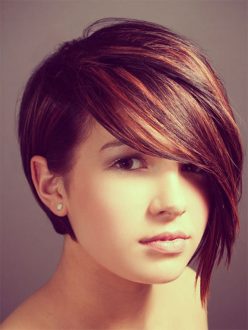 short chic hairstyle idea