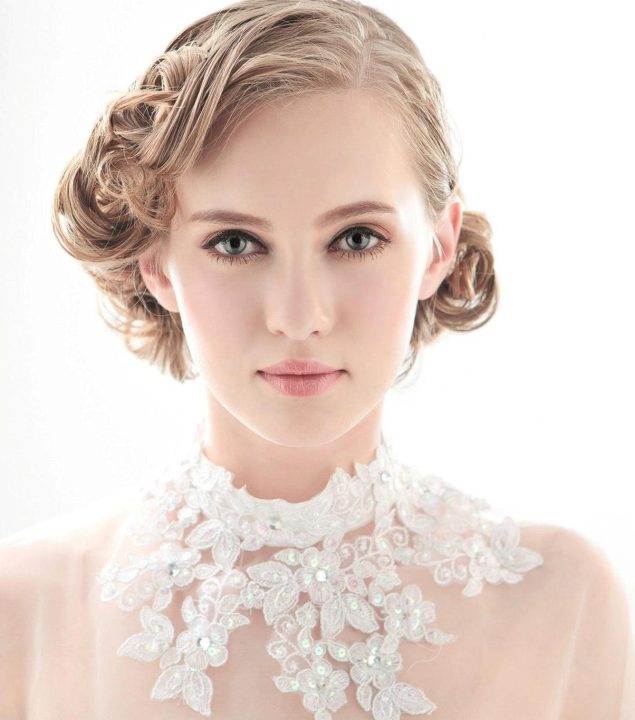 vintage wedding hairstyle