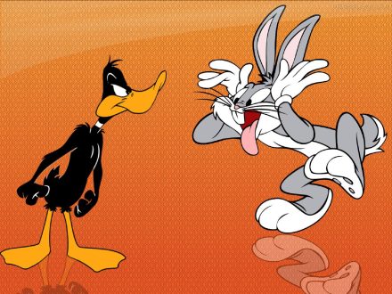 Daffy Duck and Bugs Bunny