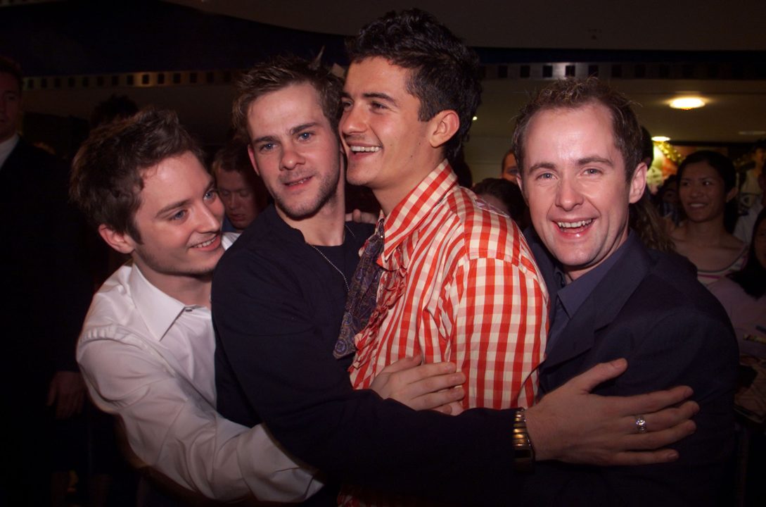 Elijah Wood, Dominic Monaghan, Orlando Bloom and Billy Boyd