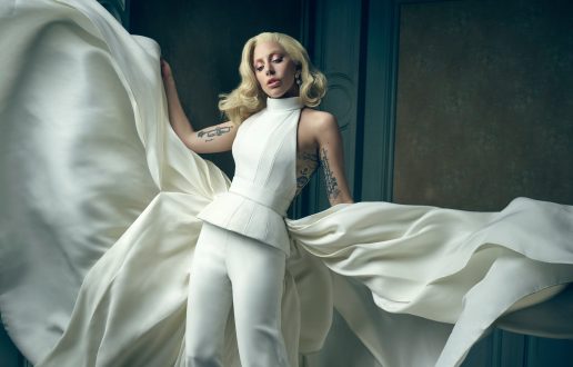 Lady Gaga White Dress