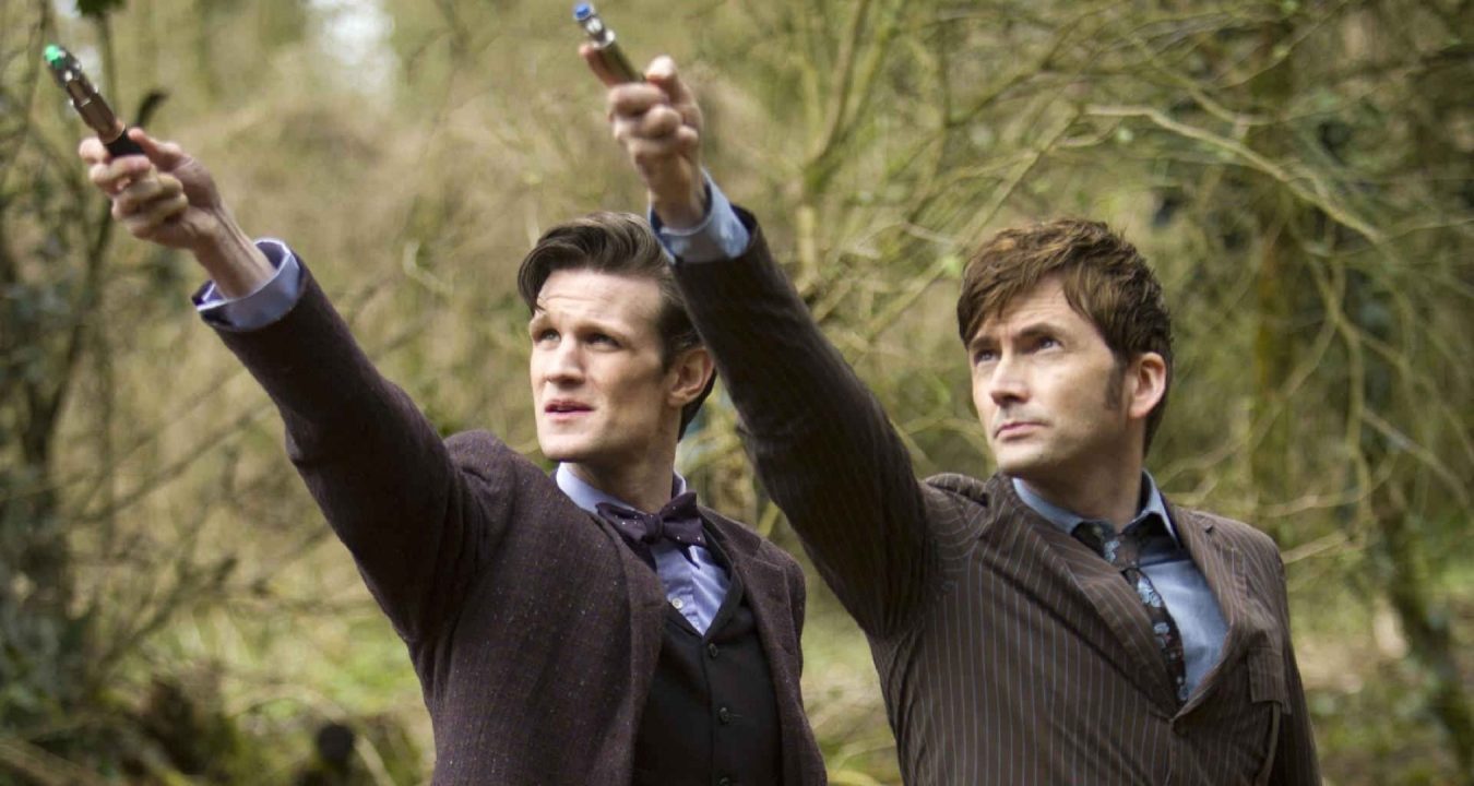 David Tennant and Matt Smith