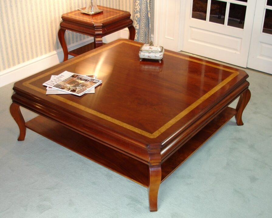 Large Mahogany Coffee Table