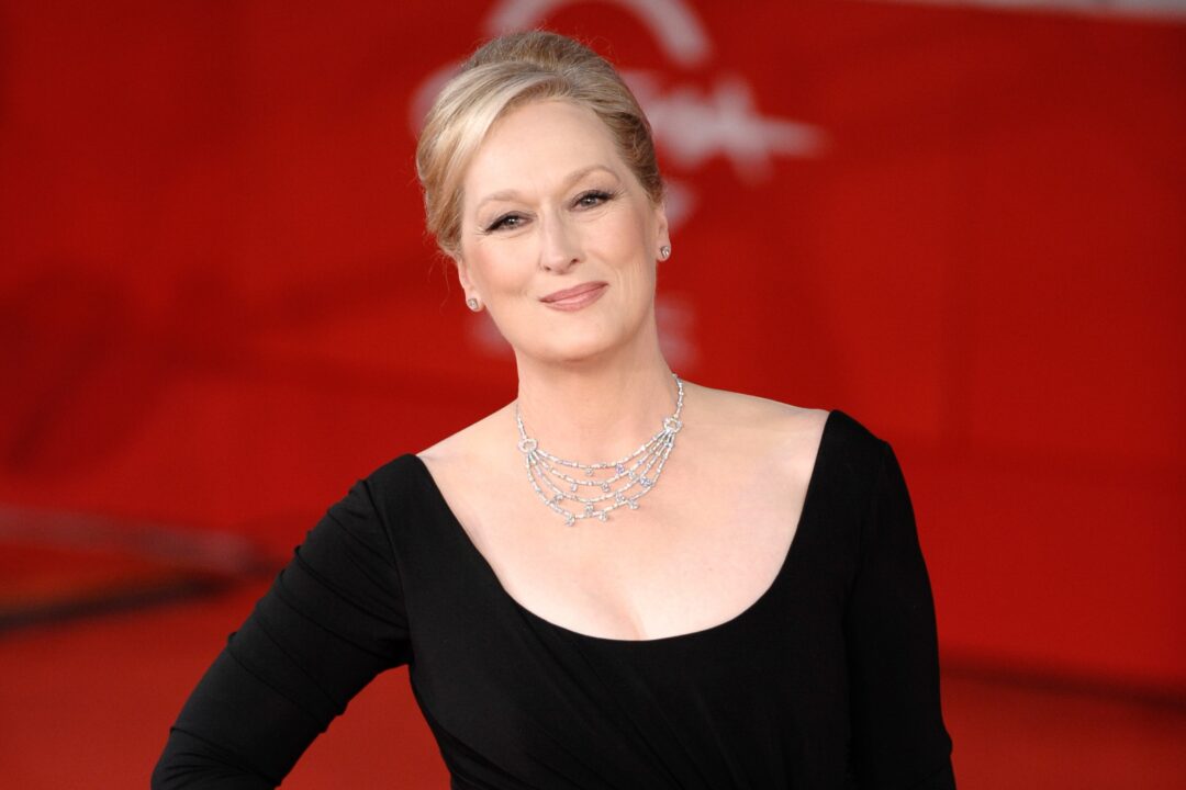 Meryl Streep Black Dress