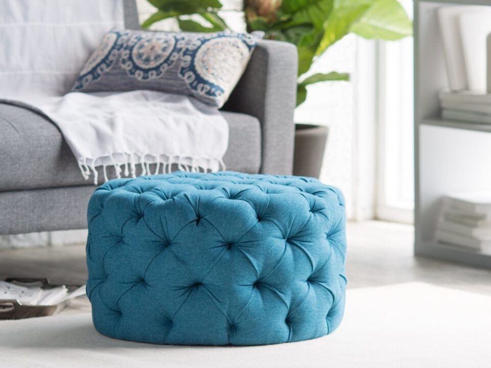 Ottoman Blue Coffee Table