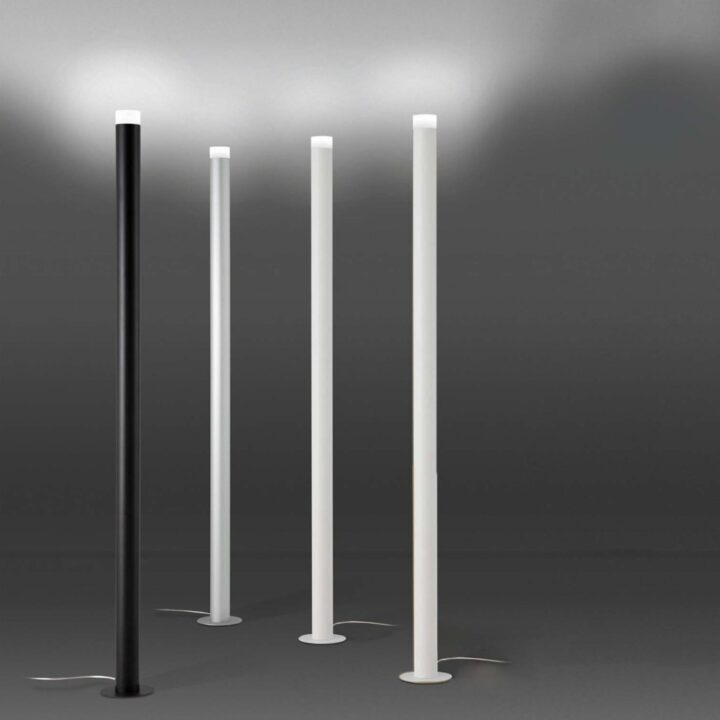 Pole floor lamps