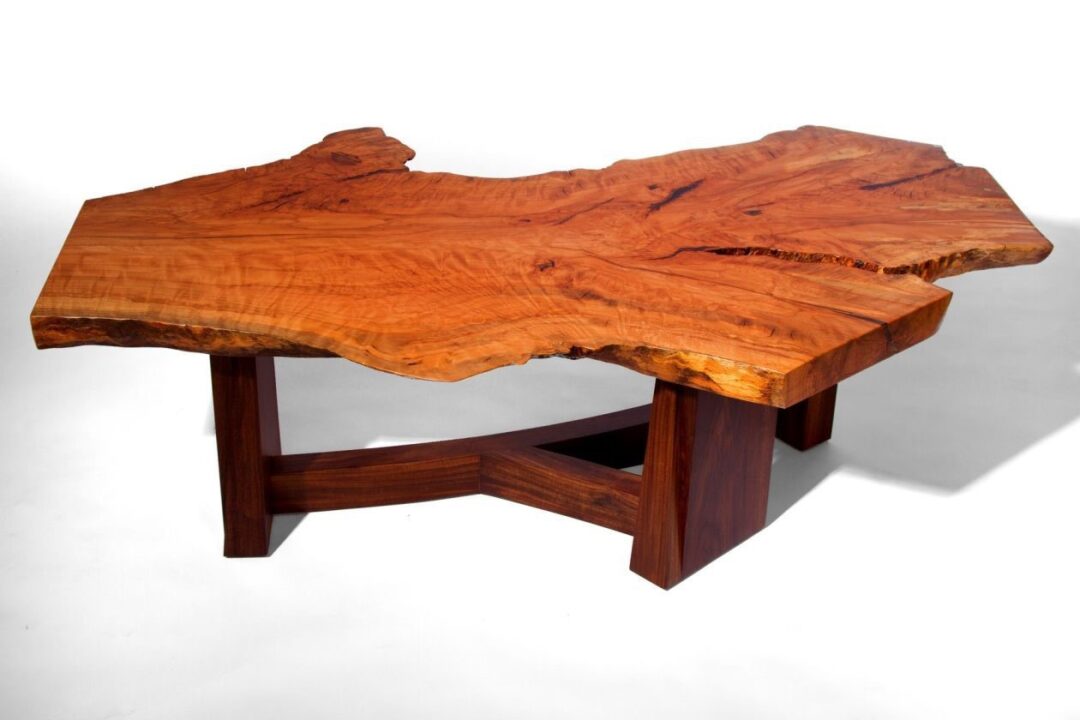 Beech Wood Slab Coffee Table