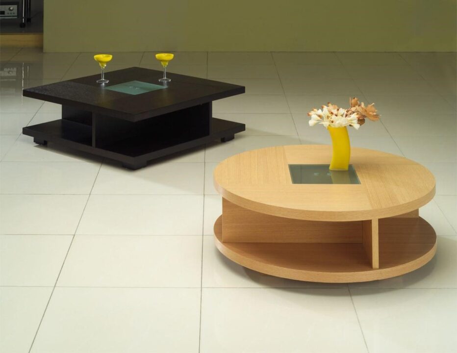 Dark and Light Small Coffee Tables