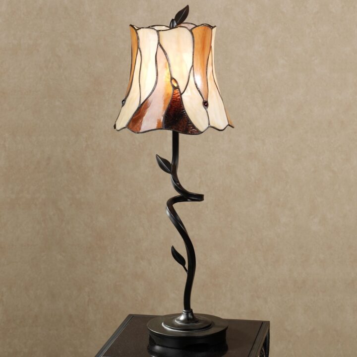 Floor lamp stained glass shade