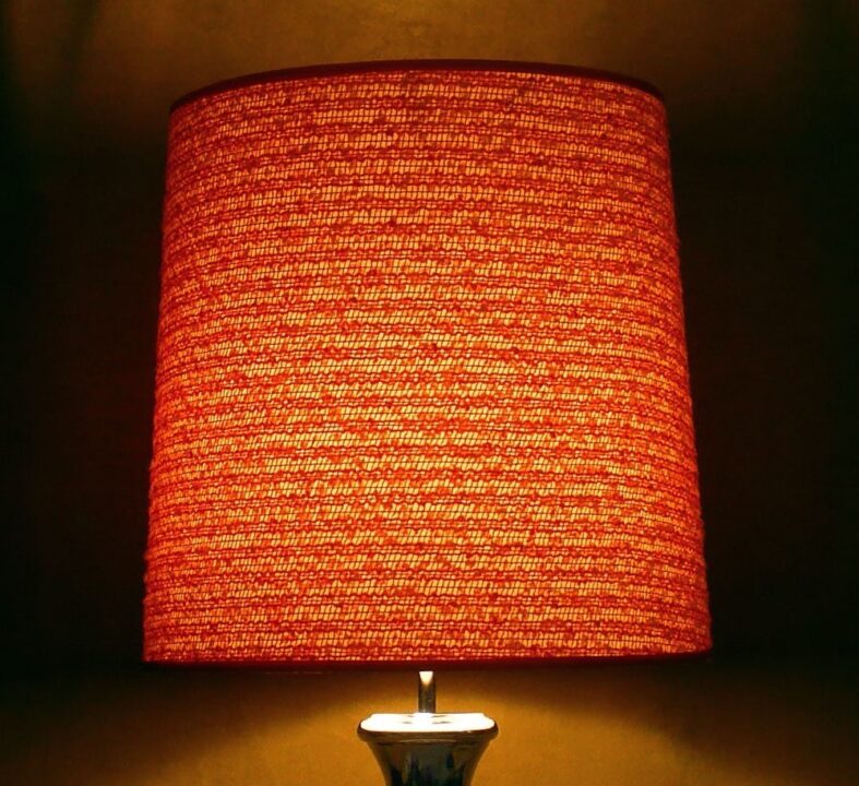 Orange lampshades