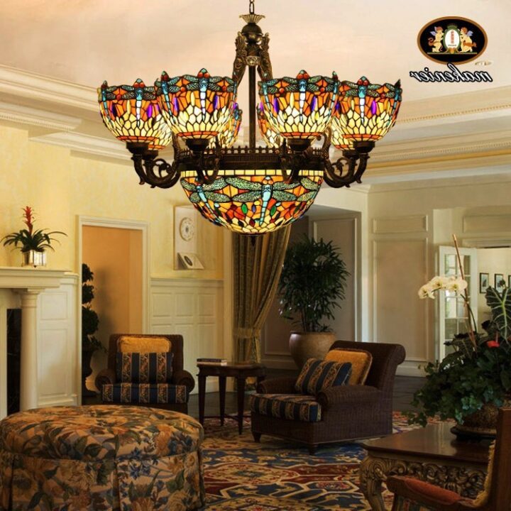 Tiffany style hanging lamps