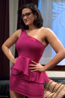 Penny Barber Purple Dress