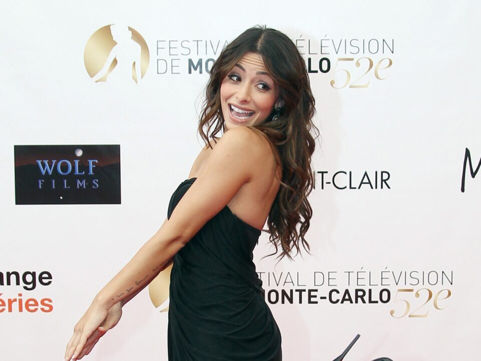 Sarah Shahi Black Dress