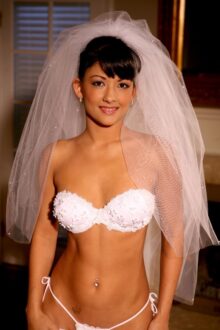 Carmen Hart White Lingerie