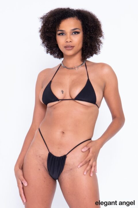 Alina Ali Black Bikini