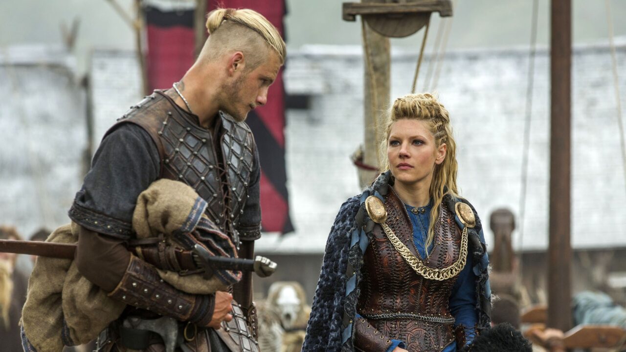 Travis Fimmel and Katheryn Winnick