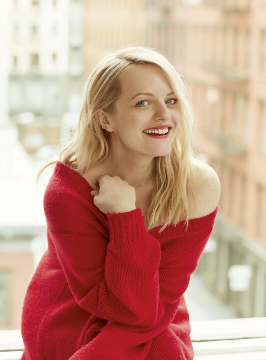 Elisabeth Moss Red Dress
