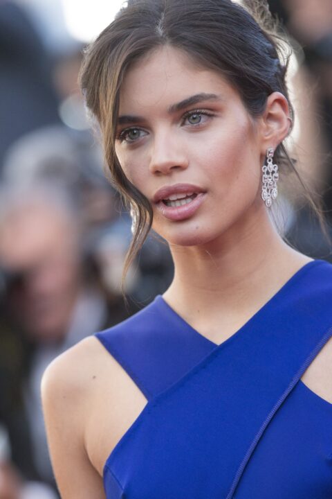 Sara Sampaio Blue Dress