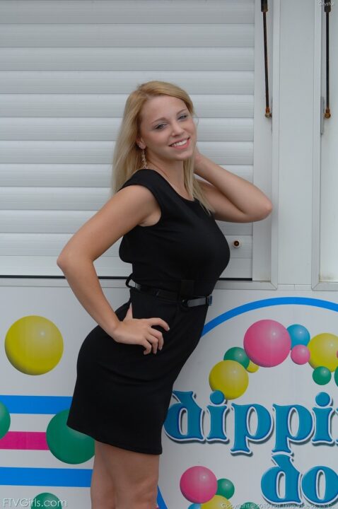 Jeannine Hansen Black Dress